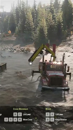 most boring mission in snow runner offroading #youtubeshort #snowrunner #offroading#mission#gameplay