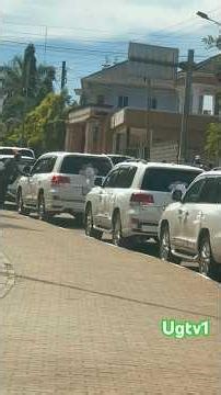 The wedding Convoy in Munyonyo