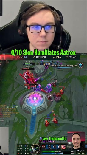 0/10 Sion Humbling Confident Aatrox #leagueoflegends