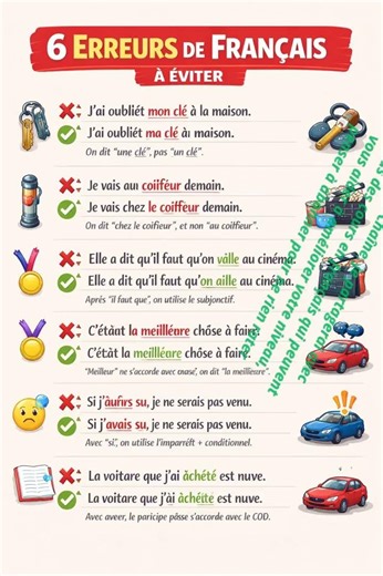 90% de gens font ces 6 erreurs de français sans le savoir surtout les francophones