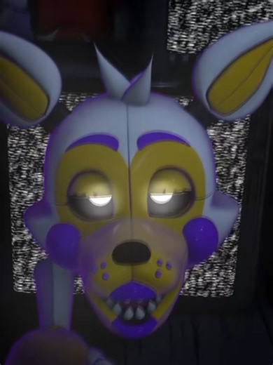 bad doggy, go back in the tv #fnaf #funny #sisterlocation #lolbitfnaf | FNAF Sister Location