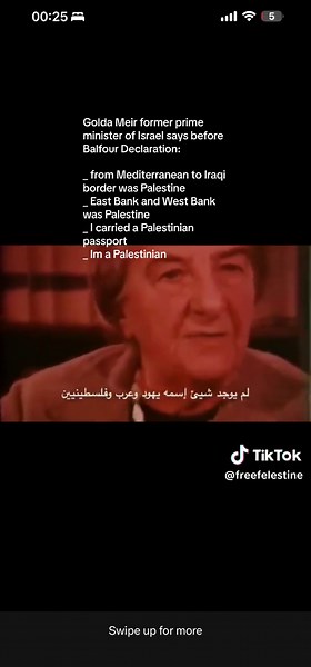 Golda Meir: The Palestinian Perspective Before Balfour Declaration