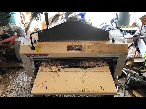 Woodmaster Planer 725 review video