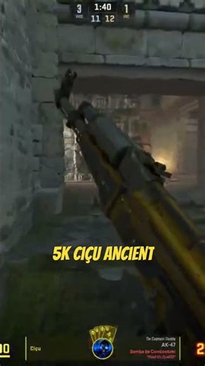 5K Ciçu na Ancient #cs2 #cs2clips #cs2moments #cs2highlights #cs2gameplay #cs2memes