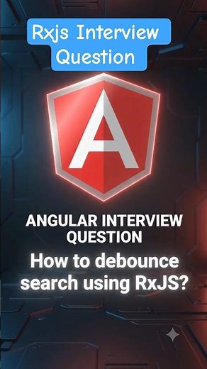 Angular Interview Questions - Debouncing Using SwitchMap #angular22 #angulartutorial #rxjs #angular