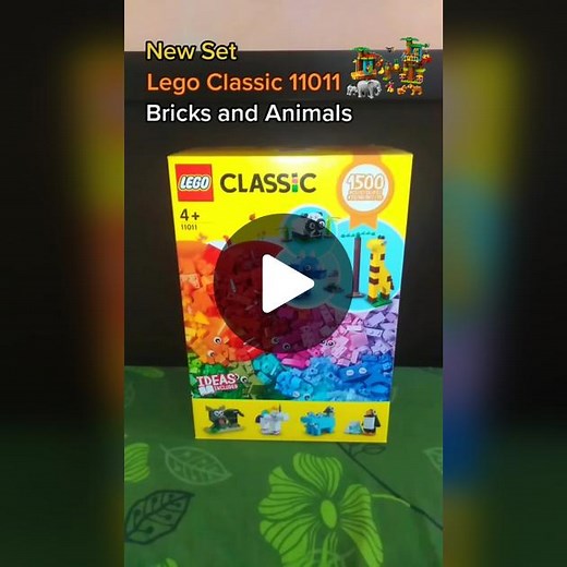 Explore Lego Classic 11011 Set with Bricks and Animals