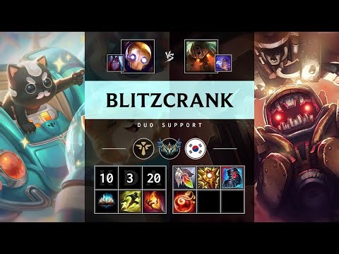 Blitzcrank Support vs Nautilus - KR Challenger Patch 25.18