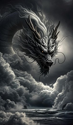 Dragon attacks a blue bird. #fire #dragon #dragons