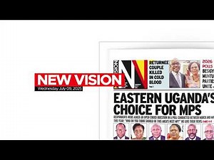 In The New Vision July 09, 2025