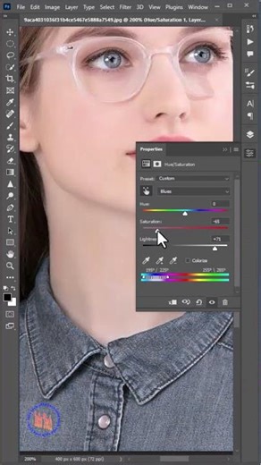 How to change jeans color in photoshop #shorts #photoshop