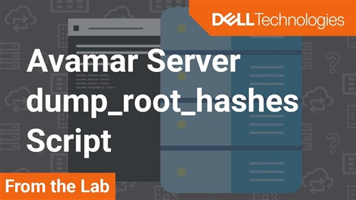 Tutorial on Introduction on the dump_root_hashes script for Avamar Server