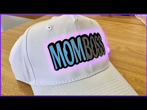 How To Print Hats With Heat Press | HTV on hats | Vinyl Hat Printing