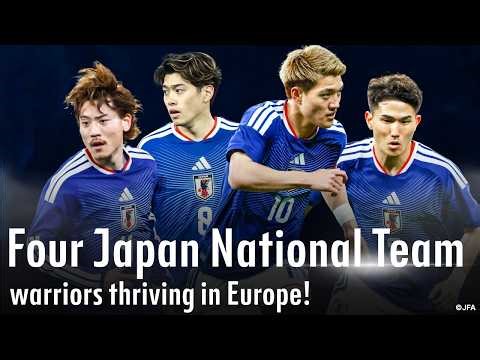 Four Japan National Team warriors thriving in Europe!