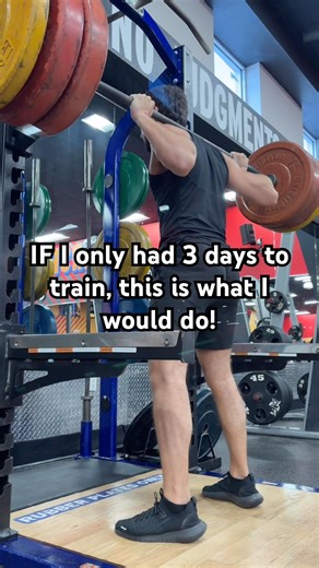 If I Only Had 3 Days to Train… This Is EXACTLY What I’d Do #mensfitness #busylifefitness #longevity
