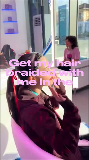 Com get my hair braided with me in the Olympic Village! Competition day tomorrow 🤩🤩 #olympics #milanocortina2026 #figureskating #braids #hairstyle @Procter & Gamble