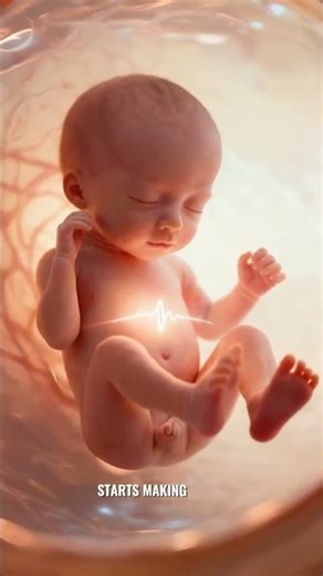 Your Baby in Month 3 🤍 | Week 9–12 Pregnancy #shorts