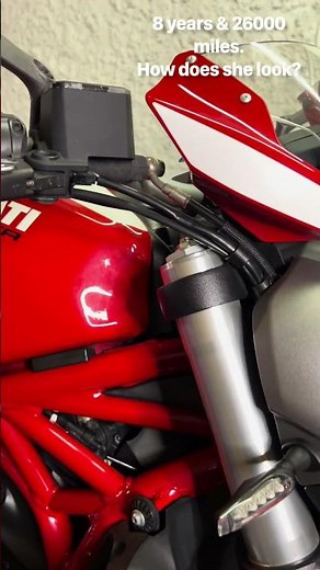 8 years and 26,000 miles. How has the Ducati 821 Monster held up? The paint and the finish #ducati