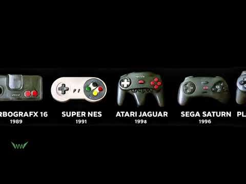 The Evolution of Video Game Controllers from 1975 to 2020