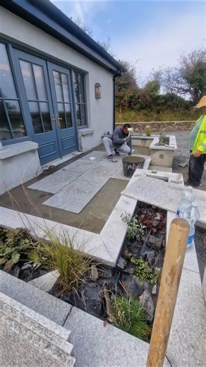 Check out this project by @miguel.tiling featuring our Silver Granite products 👌 Silver Granite Bullnosed Steps Silver Granite Cappings Silver Granite Paving Silver Granite Kerbs Silver Granite Cobbles We love seeing completed projects. If your project has recently been completed with our products feel free to send imagery to info@mcmonaglestone.com. 😀 #mcmonaglestone #naturalstone #silvergranite #paving #cobbles #kerbs | McMonagle Stone