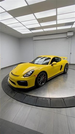 2016 Porsche 981 Cayman GT4 I Signal Yellow I Track Car Weapon!