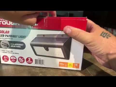 Amazingly bright walmart hyper tough 50w led pathway light