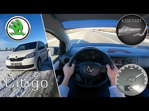 Skoda Citigo 1.0L | 2019 | on German Autobahn | 75 HP