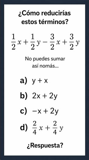 ¿Puedes reducir estos términos? | Error común con fracciones