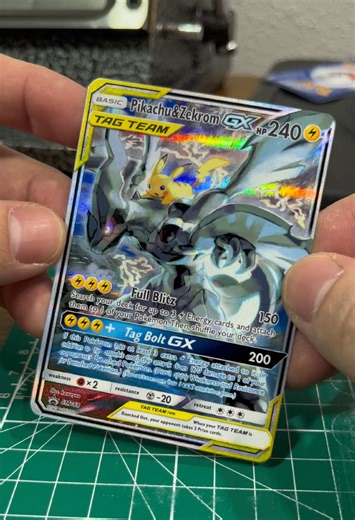 Tag Team Pikachu & Zekrom GX Proxy Cards