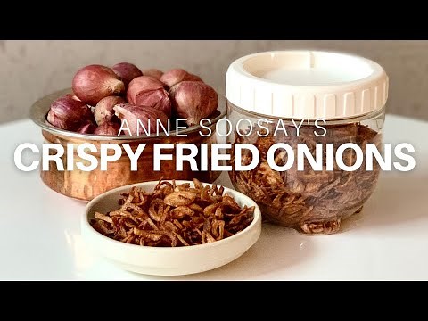 How to make Crispy Fried Onion - A great garnish for nearly everything!