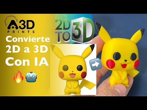 🔥 Como convertir una Imagen 2D a 3D con IA en Minutos 🚀 ¡ Super Facil !