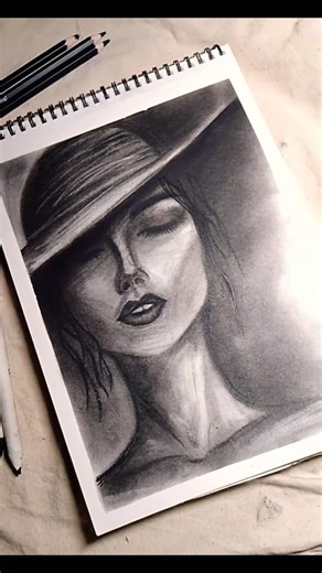 charcoal portrait... #drawing #eyeart #art #viralvideo #shorts #songs