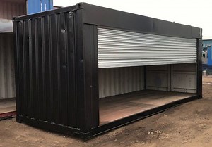 [Hot Item] Outdoor Storage Shed Metal Too Lockable Door Steel Structure Mobile Container Warehouse