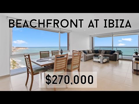Beachfront condo at IBIZA and furnished for only $270k! Ecuador Real Estate!