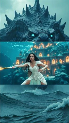Samudra Devi – The Ocean Queen | Epic Indian Mythology Story | AI Cinematic Short Film #shorts