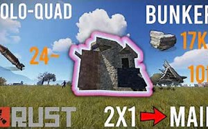 【Rust】Swifty建筑篇独狼大佬基地带地堡bunker极限压缩空间适合独狼带详解视频搬运1080P60
