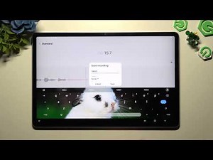 SAMSUNG Galaxy Tab S10 FE+ 5G – How to Record Audio with Voice Recorder App