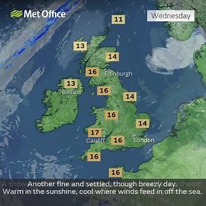 Here is the weather forecast for the next five days 👇 | Met Office