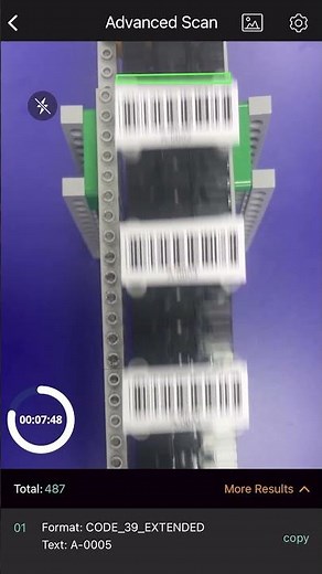 Dynamsoft Barcode Reader SDK Speed Test - 0.02 sec / scan