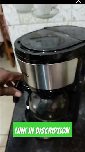 AGARO Royal 4 Big Cups Drip Coffee Maker, 600 Ml #coffee #coffeemaker #viral #shorts