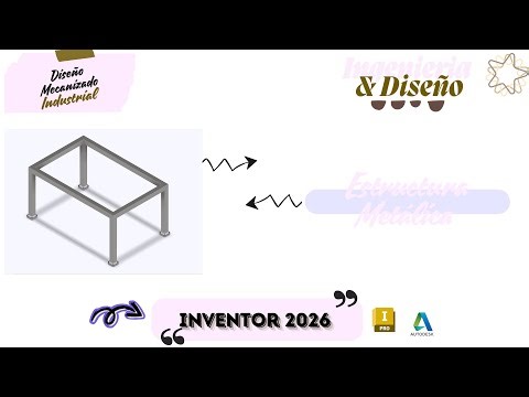 Diseño de Estructura Metálica Básica con Frame Generator | Autodesk Inventor 2026