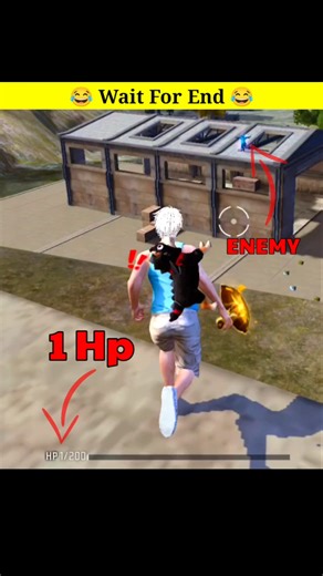 1 HP🥶 ME VS ENEMY NETWORK PRANK 🤡😰😂 GARENA FREE FREEFIRE #shorts