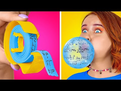 COOL DIY SCHOOL SUPPLIES || Easy Crafts and Hacks For Back To School! by 123 GO! SERIES