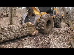 The 440C dragging big Walnut logs