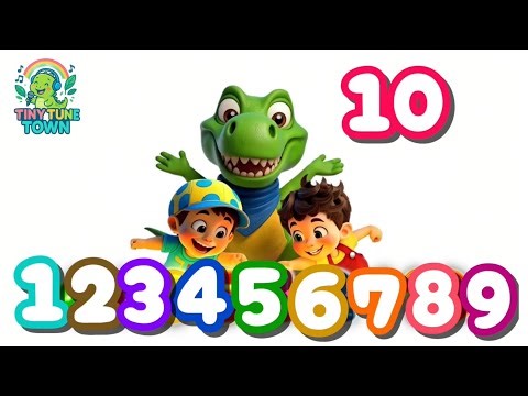🔢 Learn COUNTING to 10! | Tiny Tune Town - Nursery Rhyme & Kids Song