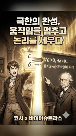 극한의 완성 - 코시와 바이어슈트라스 (수포자 발생 주의보 발령!!)