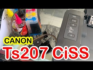 CANON PIXMA Ts207 Convert into Continuous ink | Continuous Ink Supply System