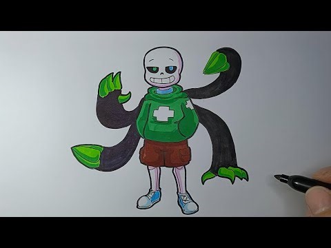 Undertale Cách Vẽ Anti Virus Sans Đẹp Và Dễ Dàng