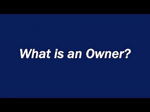 What is an Owner? Definition and Examples