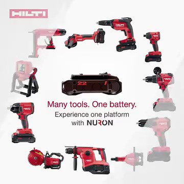 Keeping track of your inventory taking too much time and effort? Switch to Nuron, our all-new technology that brings all your cordless applications on one battery platform, streamlining your tool park like never before. Learn more: http://spkl.io/61854YPFz #Uncompromise #Nuron #HiltiNuron #OnePlatform #ToolParkManagement | Hilti