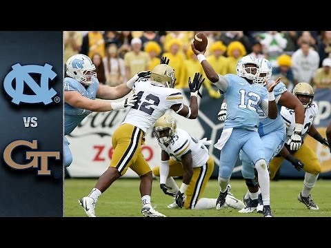 North Carolina vs. Georgia Tech Football Highlights (2015)